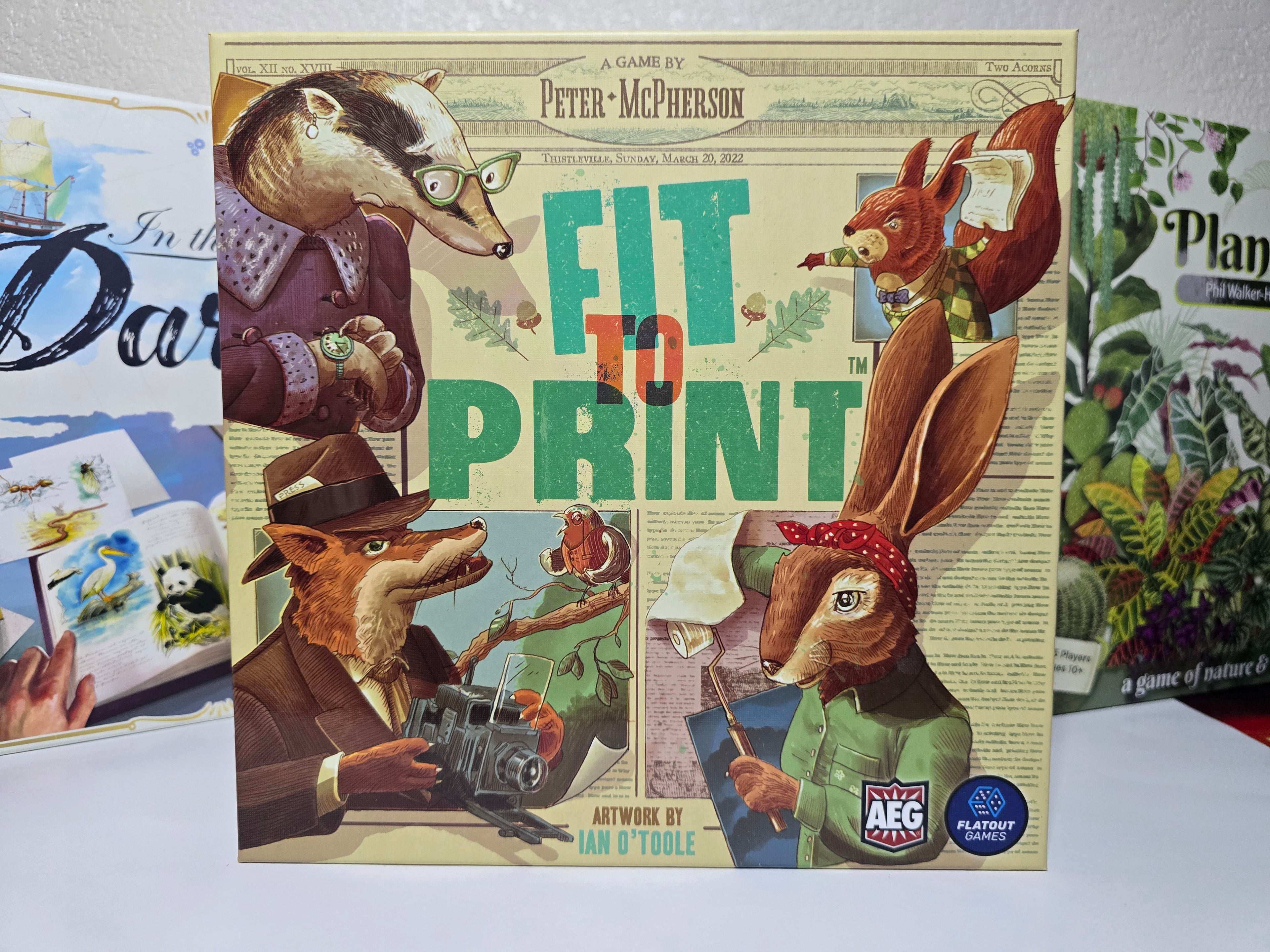 Fit to Print Board Game - Preowned