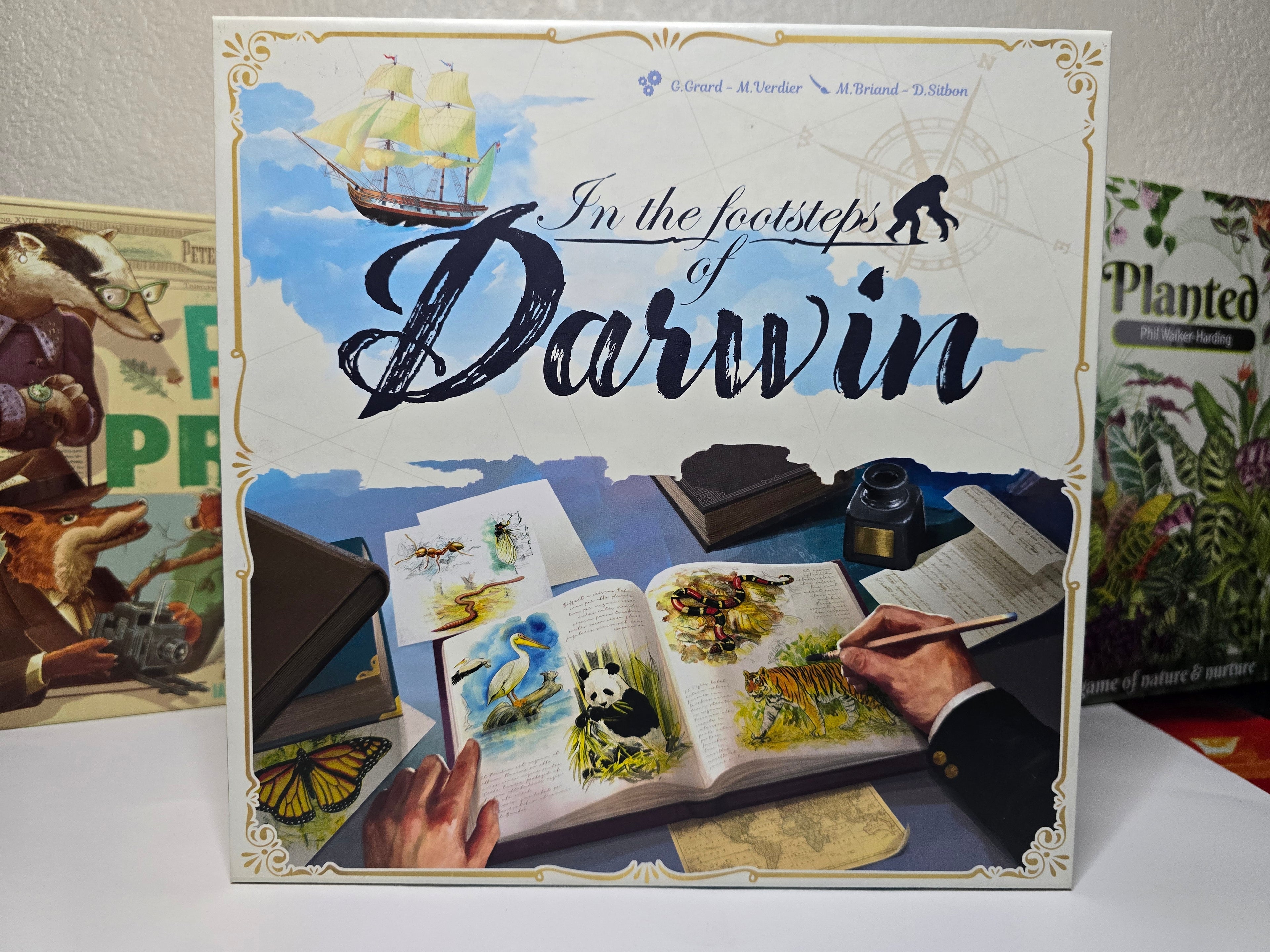 In the Footsteps of Dawin Board Game - Preowned