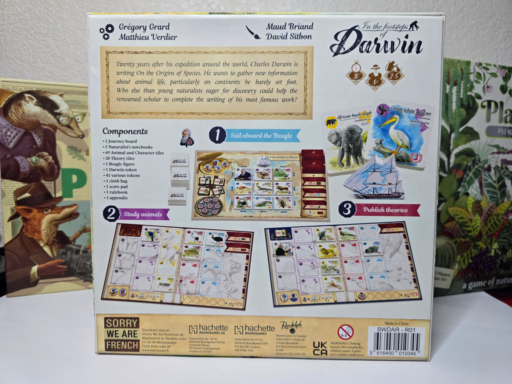In the Footsteps of Dawin Board Game - Preowned
