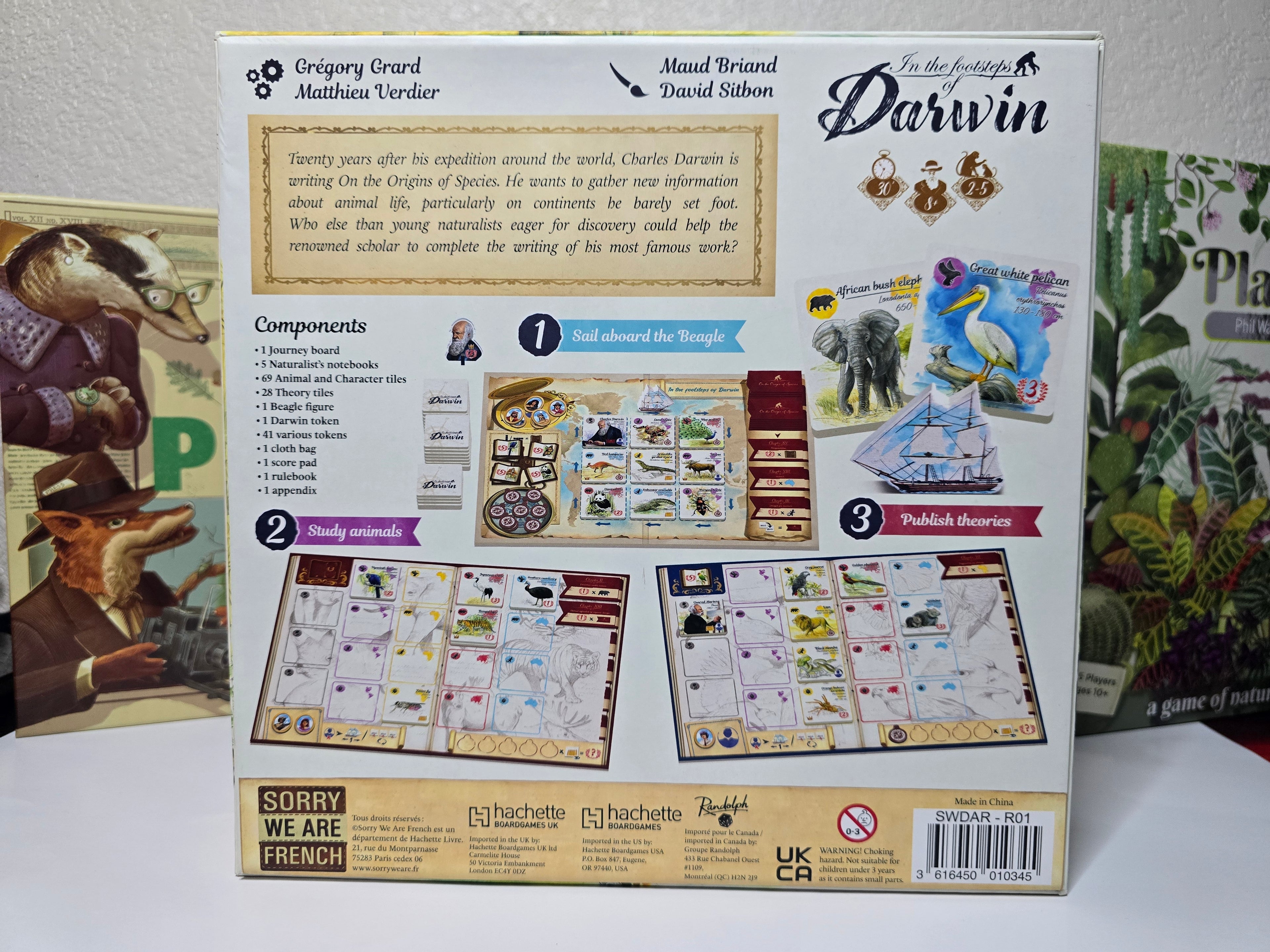 In the Footsteps of Dawin Board Game - Preowned
